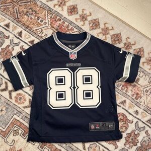 NFL Dez Bryant 2T Kids Dallas Cowboys Navy Blue and White Jersey